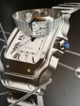 Santos de Cartier 40mm 2018 BVF 1:1 Best Edition White Dial on SS SmartLinks Bracelet MIYOTA 9015 photo review