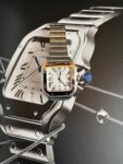 Santos de Cartier 40mm 2018 BVF 1:1 Best Edition White Dial on SS SmartLinks Bracelet MIYOTA 9015 photo review