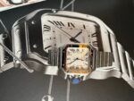 Santos de Cartier 40mm 2018 BVF 1:1 Best Edition White Dial on SS SmartLinks Bracelet MIYOTA 9015 photo review
