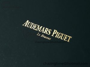 AUDEMARS PIGUET NEW GREEN WOODEN WATCH BOX AND PAPERS IMPORTANT NOTE - Image 3