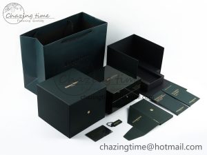 AUDEMARS PIGUET NEW GREEN WOODEN WATCH BOX AND PAPERS IMPORTANT NOTE - Image 16