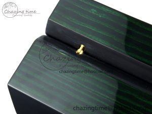 AUDEMARS PIGUET NEW GREEN WOODEN WATCH BOX AND PAPERS IMPORTANT NOTE - Image 10