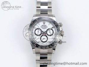Daytona 126500 Panda Clean 1:1 Best Edition 904L SS Case and Bracelet White Dial DD4131