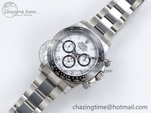 Daytona 126500 Panda Clean 1:1 Best Edition 904L SS Case and Bracelet White Dial DD4131 - Image 4