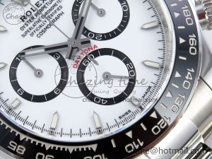 Daytona 126500 Panda Clean 1:1 Best Edition 904L SS Case and Bracelet White Dial DD4131 - Image 6