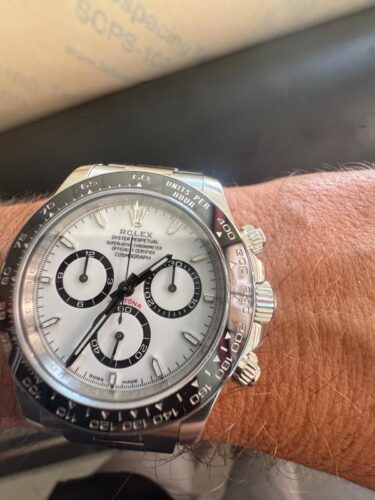 Daytona 126500 Panda Clean 1:1 Best Edition 904L SS Case and Bracelet White Dial DD4131 photo review